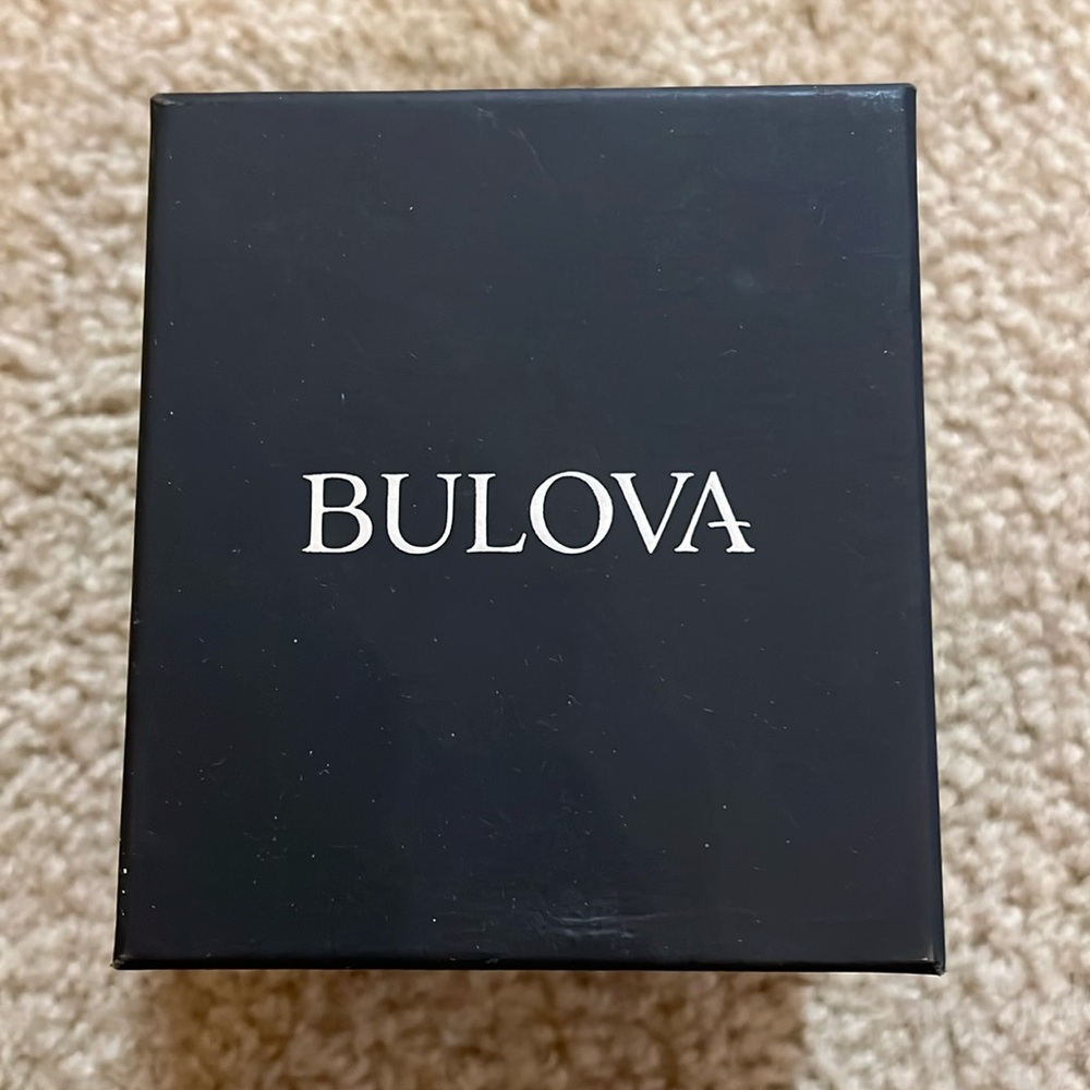 Bulova Precisionist Watch Black Polyurethane Strap 47 MM 300m water resistant